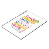 Phantastischer Lehrertag Gekümmert Lehrer Notizblock (Linke Seite)