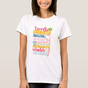 Phantastischer Lehrertag Gekümmert Lehrer T-Shirt