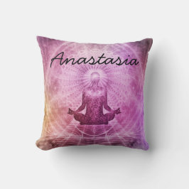 Phantastischer Lila Yoga Kissen