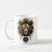 Phantastischer majestätischer Löwe Kaffeetasse (Links)