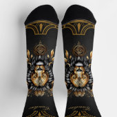 Phantastischer majestätischer Löwe Socken (Oben)
