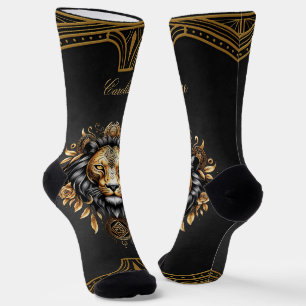 Phantastischer majestätischer Löwe Socken