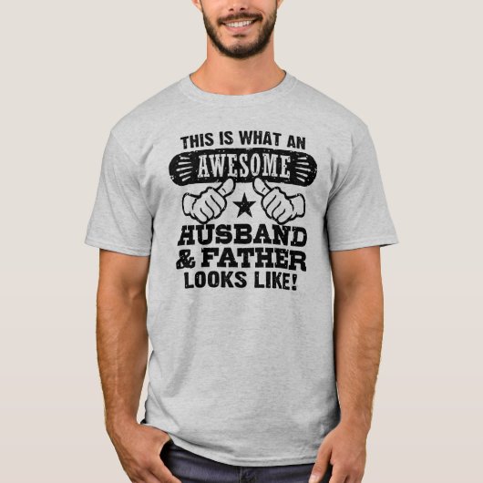 Phantastischer Mann und Vater T-Shirt (Vorderseite)