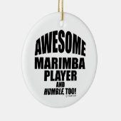 Phantastischer Marimba Player Keramikornament (Rechts)