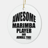 Phantastischer Marimba Player Keramikornament (Links)