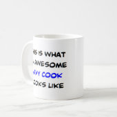 phantastischer Marinekoch Kaffeetasse (Vorderseite Links)