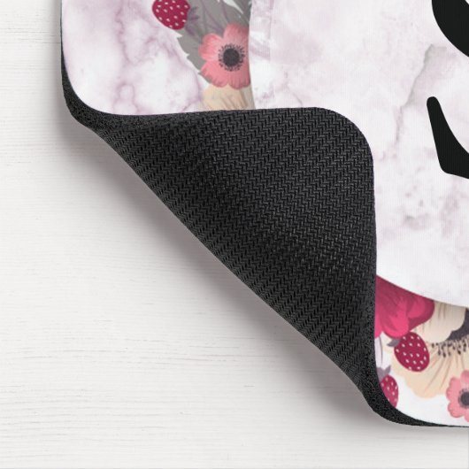 Phantastischer Marmor mit modernem Mauspad (Ecke)