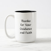 Phantastischer Mentor Vielen Dank für Ihre Anleitu Zweifarbige Tasse (Links)