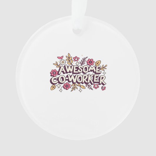 Phantastischer Mitarbeiter, Kollege, Geschenk, Bes Ornament (Vorderseite)