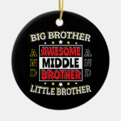 Phantastischer Mittlerer Bruder - ist groß und kle Keramik Ornament (Vorne)