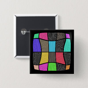Phantastischer mondrischer Stil Moderne Design Button