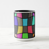 Phantastischer mondrischer Stil Moderne Design Tasse (Zentrum)