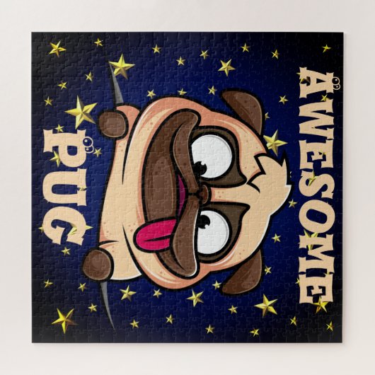 Phantastischer Mops Puzzle (Horizontal)