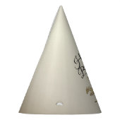 Phantastischer Mosaik Dragon Golden Geburtstag Partyhütchen (Links)