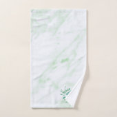 Phantastischer Mosaik Grüner Drache Persönlich Badhandtuch Set (Handtuch)