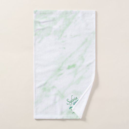 Phantastischer Mosaik Grüner Drache Persönlich Badhandtuch Set (Handtuch)