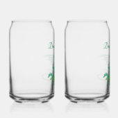 Phantastischer Mosaik Grüner Drache Persönlich Dosenglas (Rechts)