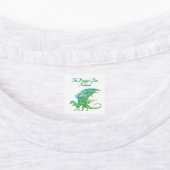 Phantastischer Mosaik Grüner Drache Persönlich Etiketten (Befestigt)