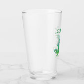 Phantastischer Mosaik Grüner Drache Persönlich Glas (Rechts)