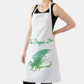 Phantastischer Mosaik Grüner Drache Persönlich Schürze (InSitu)