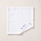 Phantastischer Mosaikdrache Badhandtuch Set (Waschlappen)