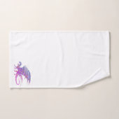 Phantastischer Mosaikdrache Badhandtuch Set (Handtuch)