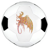 Phantastischer Mosaikdrache Fußball (Gedreht)