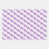 Phantastischer Mosaikdrache Geschenkpapier Set (Vorderseite)