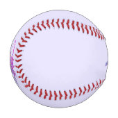 Phantastischer Mosaikdrache Lila Baseball (Vorderseite Links)