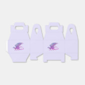 Phantastischer Mosaikdrache Lila Geschenkschachtel (Ungefaltet)