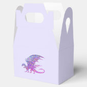 Phantastischer Mosaikdrache Lila Geschenkschachtel (Geöffnet)