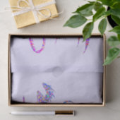 Phantastischer Mosaikdrache Lila Seidenpapier (Geschenk)