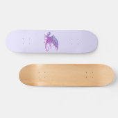 Phantastischer Mosaikdrache Lila Skateboard (Horizontal)