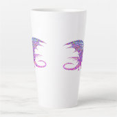 Phantastischer Mosaikdrache Milchtasse (Vorderseite)