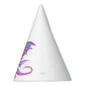 Phantastischer Mosaikdrache Partyhütchen (Rechts)