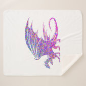 Phantastischer Mosaikdrache Sherpadecke (Vorderseite (Horizontal))