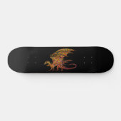 Phantastischer Mosaikdrache Skateboard (Horizontal)