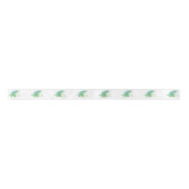 Phantastischer Mosaikgrüner Drache Satinband (Vorderseite)