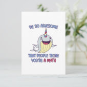 Phantastischer Mythos Dankeskarte (Stehend Vorderseite)