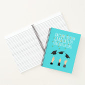 Phantastischer Neffe graduierte Glückwünsche Notizblock (Innenseite)