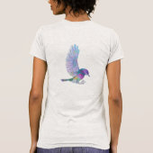 Phantastischer Niedlicher Bird T-Shirt (Rückseite)