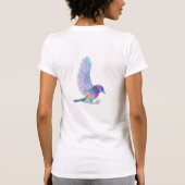 Phantastischer Niedlicher Bird T-Shirt (Rückseite)