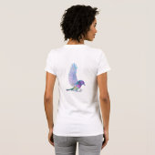 Phantastischer Niedlicher Bird T-Shirt (Schwarz voll)