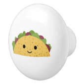 Phantastischer Niedlicher Cartoon Kawaii Lächeln T Keramikknauf (Rechts)