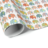 Phantastischer niedlicher Trendzirkus Indischer El Geschenkpapier (Rolleneckpunkt)