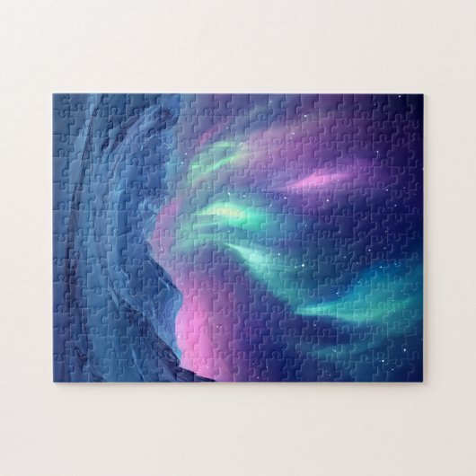 Phantastischer Nordlichter Puzzle (Horizontal)