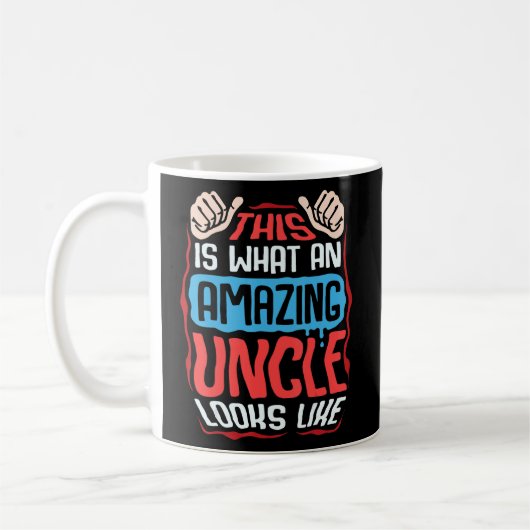 Phantastischer Onkel für Männer Funny Best Onkel Kaffeetasse (Links)