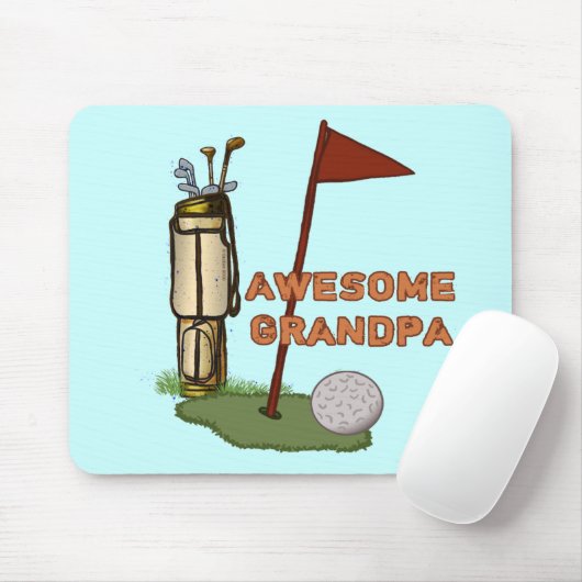 Phantastischer Opa Golf Mousepad (Mit Mouse)