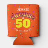 PHANTASTISCHER Orange 50. GEBURTSTAG Dosenkühler (Rückseite)