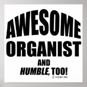 Phantastischer Organist Poster (Vorne)